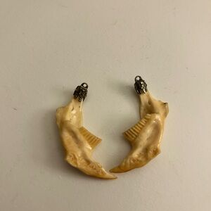 Muskrat Jaw Earrings